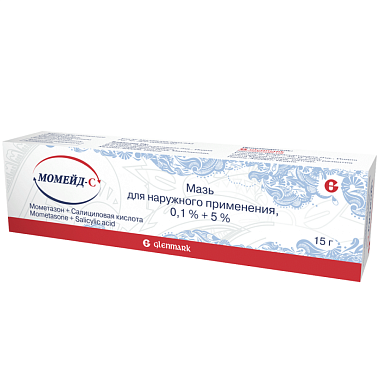 Купить Момейд-С 0,1%+5% 15 г мазь для наружного применения