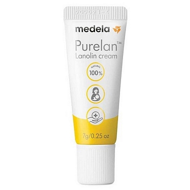 Купить Medela Purelan Ланолиновый крем 7 г крем для гигиенического ухода за сосками кормящих матерей и косметического ухода за кожей туба