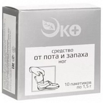 Купить: Эко 1,5 г 10 шт средство от пота и запаха ног