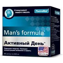 Купить: Man's formula Активный день 630 мг 60 шт капсулы
