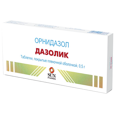 Купить Дазолик 500 мг 10 шт таблетки покрытые оболочкой