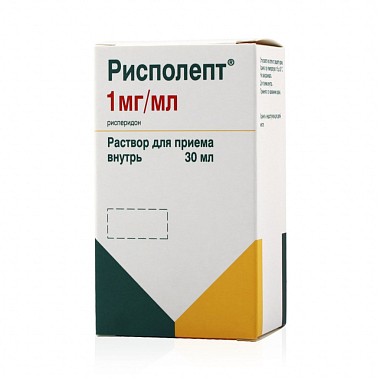 Купить Рисполепт раствор д/внутр примен 1мг/мл 30мл