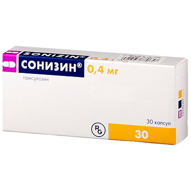 Купить Сонизин 0,4 мг 30 шт капсулы с модифицированным высвобождением