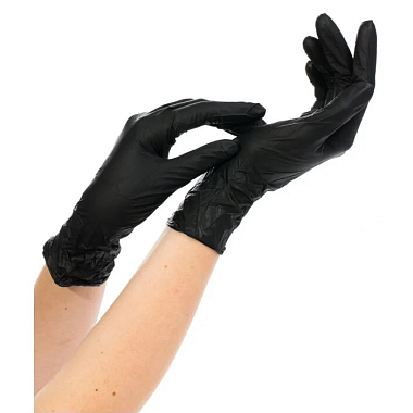 Купить Archdale Nitrimax 50 шт перчатки нитриловые смотровые нестерильные неопудренные размер L черный