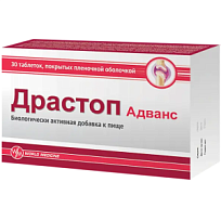 Купить: Драстоп Адванс 1640 мг 30 шт таблетки покрытые пленочной оболочкой