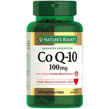 Купить Nature's Bounty Коэнзим Q-10 100 мг 60 шт капсулы