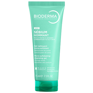Купить Bioderma Sebium 100 мл гель гуммирующий