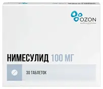 Купить: Нимесулид 100 мг 30 шт таблетки