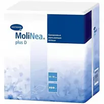 Купить: Molinea plus D 60 см х 90 см 5 шт пеленки одноразовые впитывающие