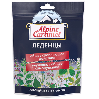 Купить Alpine Caramel Альпийская карамель 75 г леденцы