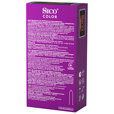 Купить Sico Color 12 шт презервативы разноцветные