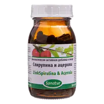 Купить: Sanatur ZinkSpirulina & Acerola Спирулина и ацерола 550 мг 90 шт