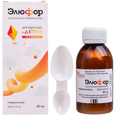 Купить Элюфор 200 мг/5 мл 90 мл суспензия для приема внутрь