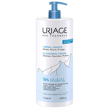 Купить Uriage 1000 мл крем очищающий пенящийся