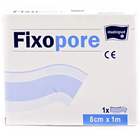Купить: Пластырь-повязка Matopat Fixopore 8смX1м №1 неткан матер впит слой