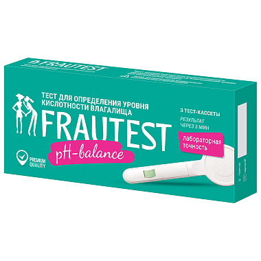 Купить Frautest 3 шт тест для определения уровня кислотности влагалица