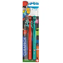 Купить: Curaprox CS Kids Duo Graffiti Edition 2023 2 шт набор щеток зубных