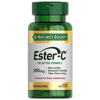 Купить Nature's Bounty Эстер-С 500 мг 60 шт таблетки