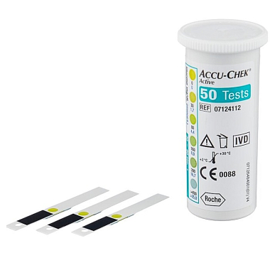 Купить Accu-Chek Active 50 шт тест-полоски для определения глюкозы крови