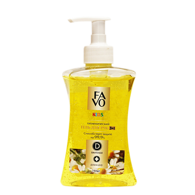 Купить Favo гель для рук 250мл д/детей ромашка-пантенол