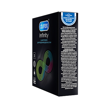 Купить Durex Infinity 3 шт презервативы с анестетиком
