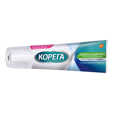 Купить Корега 40 г крем для фиксации зубных протезов освежающий