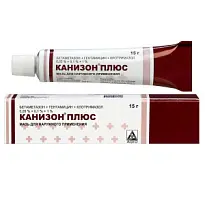 Купить: Канизон Плюс 1% 15 г мазь для наружного применения