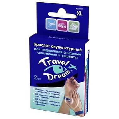 Купить Travel Dream 2 шт браслет акупунктурный размер XL