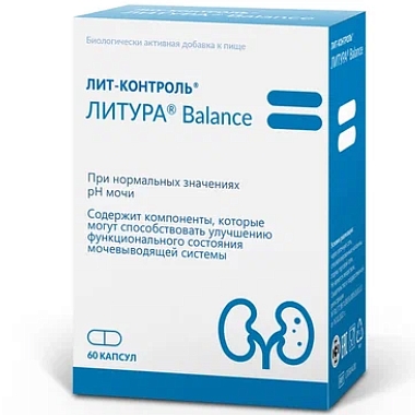 Купить Лит-Контроль Литура Balance 60 шт капсулы