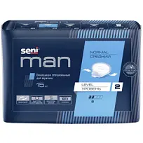 Купить: Seni Man Normal 15 шт вкладыши урологические для мужчин