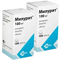 Купить: Набор 2 уп. Милурит 100 мг 100 таб