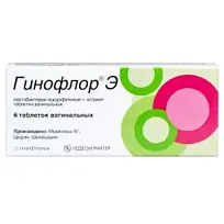 Купить: Гинофлор Э 6 шт таблетки вагинальные