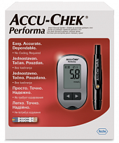 Купить: Accu-Chek Performa глюкометр система контроля уровня глюкозы в крови портативная
