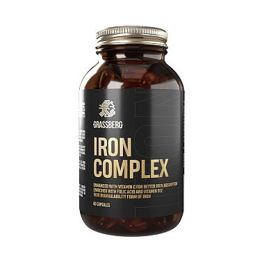 Купить Grassberg Комплекс Железа 60 шт капсулы