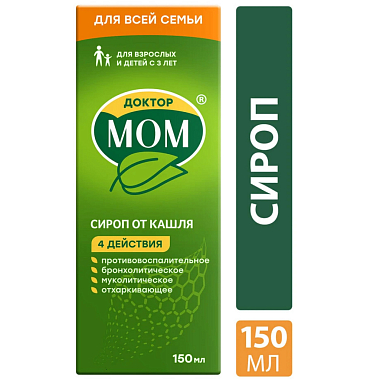 Купить Доктор Мом 150 мл сироп