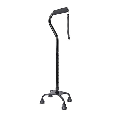 Купить Amrus трость телескопическая металлическая с 4 опорами Артикул AMCQ21