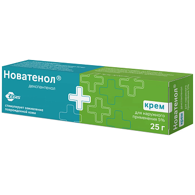 Купить Новатенол 5% 25 г крем