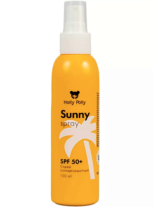 Купить Holly polly SPF 50+ 150 мл спрей солнцезащитный для лица и тела