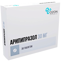 Купить: Арипипразол 30 мг 30 шт таблетки