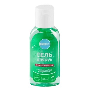 Купить Клинса 60 мл гель для рук антисептический алоэ и витамин Е