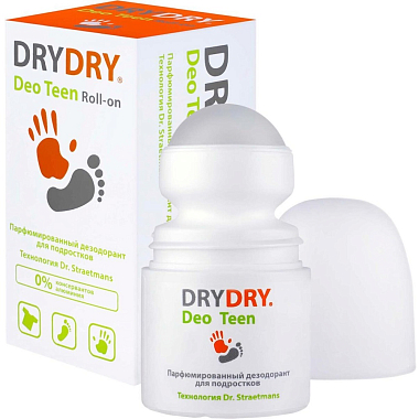 Купить DryDry de Deo Teen Roll-on 50 мл дезодорант парфюмированный для подростков