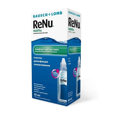 Купить Renu Multiplus 60 мл раствор для контактных линз