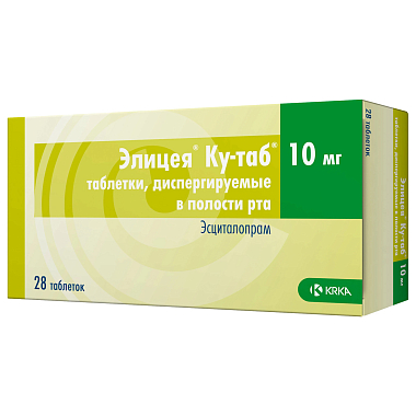 Купить Элицея Ку-таб 10 мг 28 шт таблетки диспергируемые в полости рта