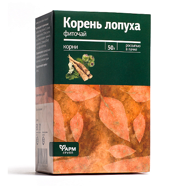Купить Фиточай Лопуха Корень 50 г пачка