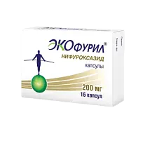 Купить: Экофурил 200 мг 16 шт капсулы