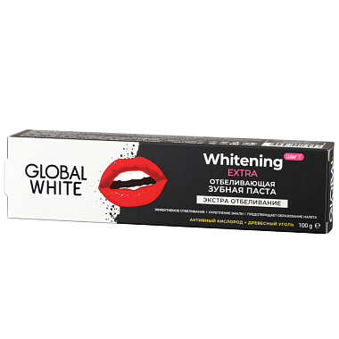 Купить Global White Extra 100 г паста зубная  отбеливающая