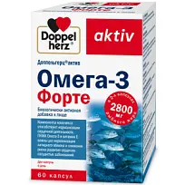 Купить: Доппельгерц Актив Омега-3 форте 60 шт капсулы