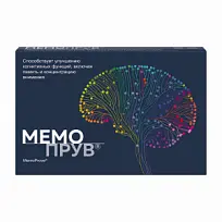 Купить: Мемопрув 425 мг 30 шт таблетки покрытые пленочной оболочкой