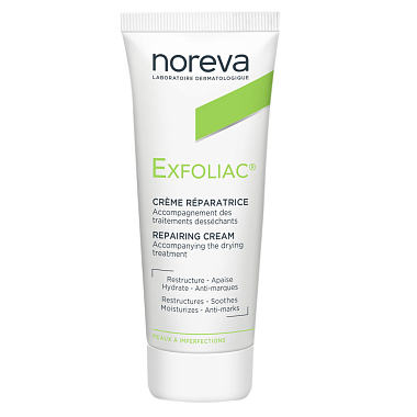 Купить Noreva Exfoliac 40 мл крем восстанавливающий