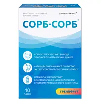 Купить: Минерал Детокс Сорб-Сорб 10 шт порошок для приема внутрь саше грейпфрут